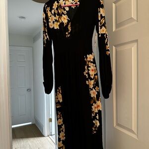 Billabong Floral Black Dress